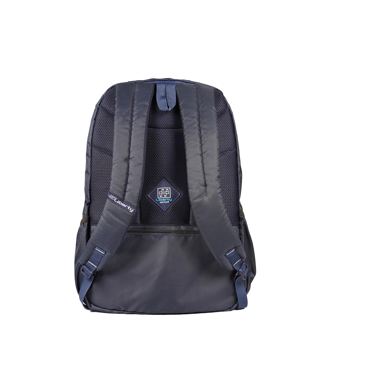 Liberty Edge 34L Navy Blue Anti-Theft Laptop Backpack With Raincover