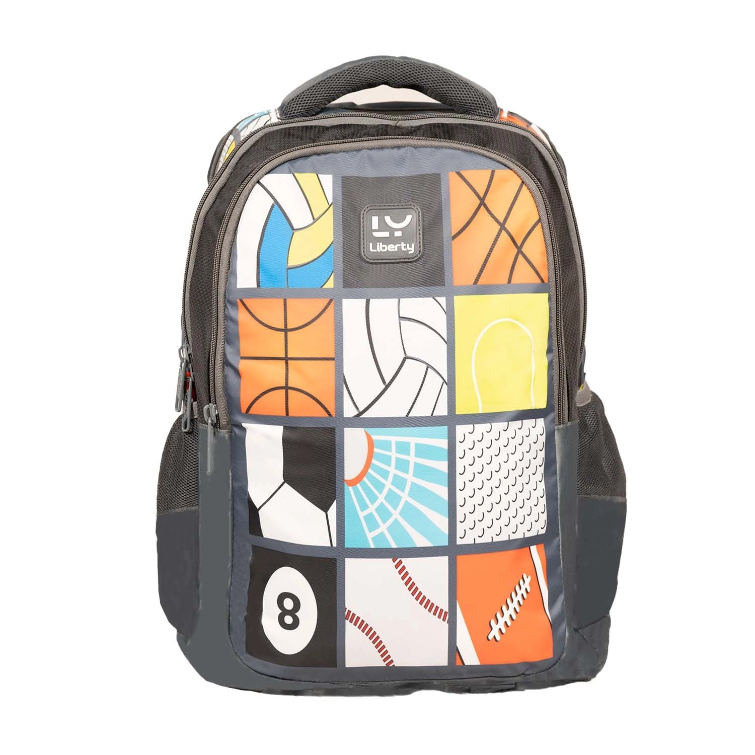 Liberty Sportify Grey 26L School Backpack With Raincover