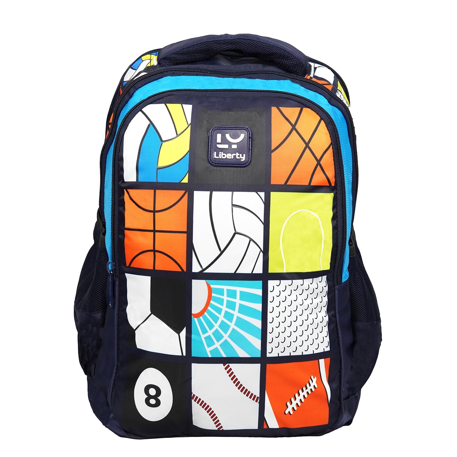 Liberty Sportify Navy Blue 26L Waterproof School Backpack
