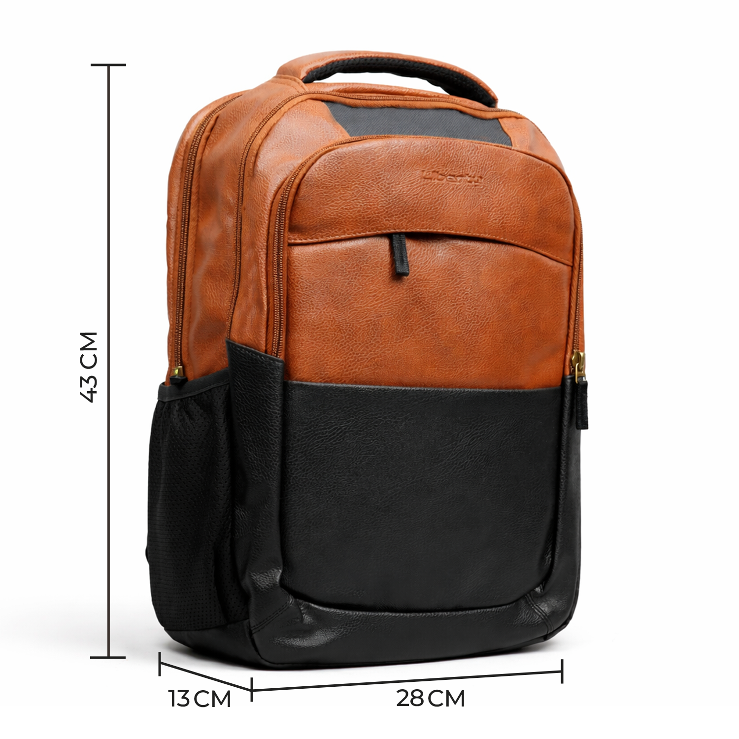Liberty Regent Tan 16L Laptop Backpack With Raincover