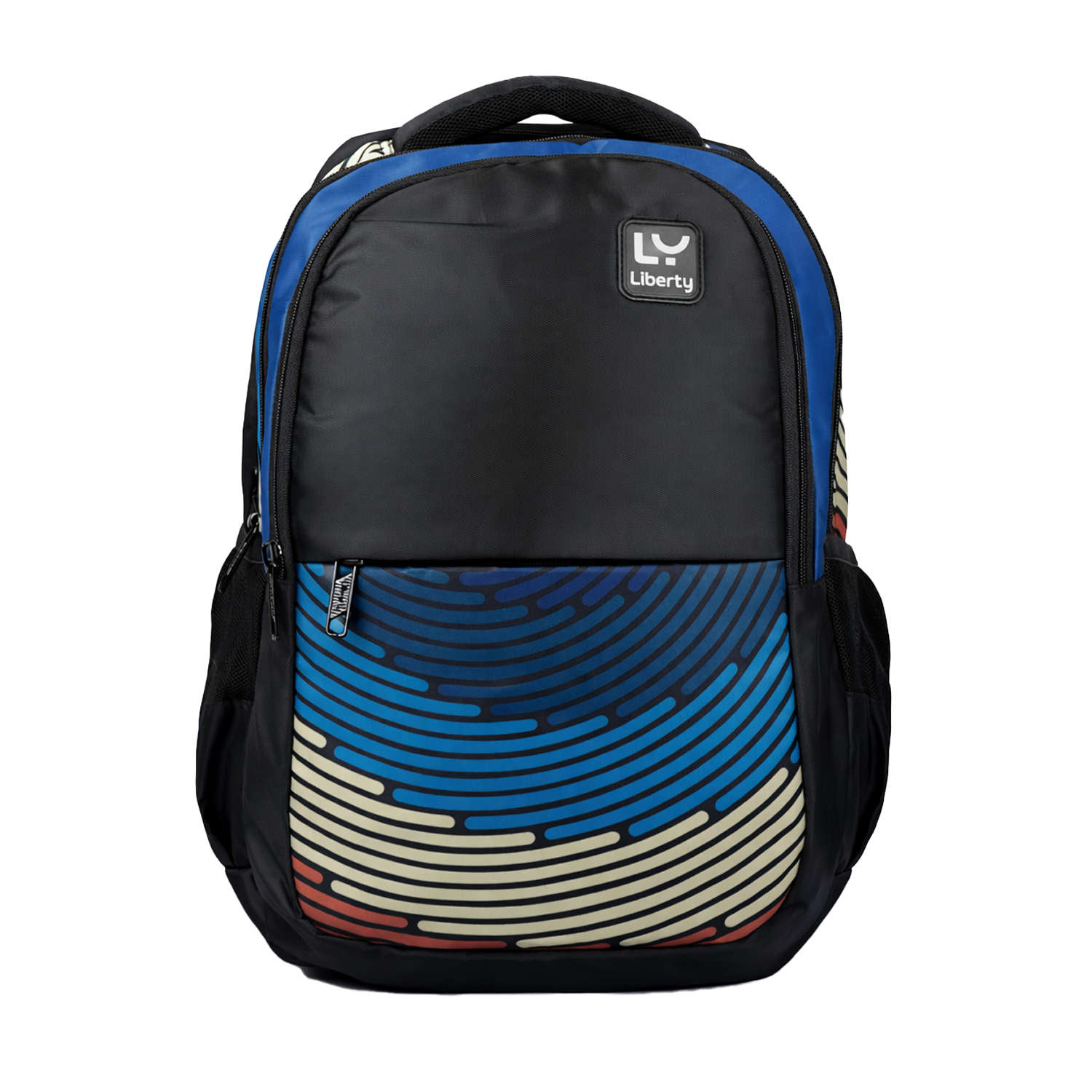Liberty ColorSpin Black 26L Waterproof School Backpack With Raincover