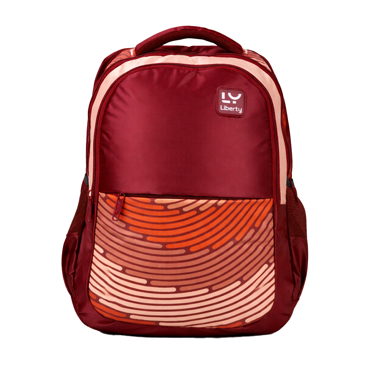 Liberty ColorSpin Burgundy 26L Waterproof School Backpack With Raincover