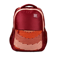 Liberty ColorSpin Burgundy 26L Waterproof School Backpack With Raincover