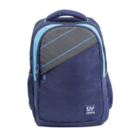 Liberty CyberCore Navy Blue 26L Waterproof School Backpack With Raincover