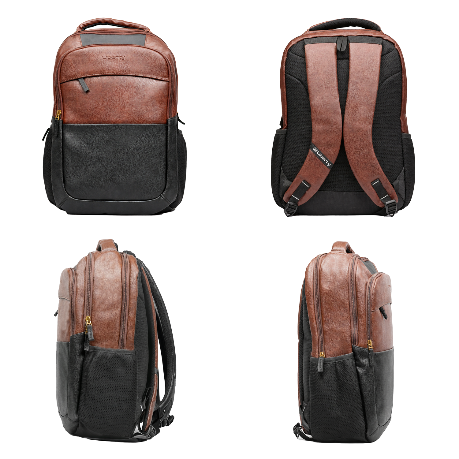 Liberty Regent Brown 16L Laptop Backpack With Raincover