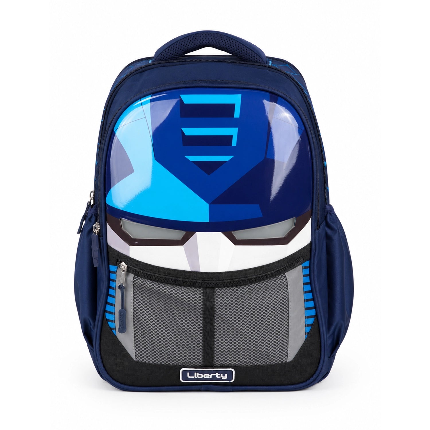 Liberty Botpack LED Eyes 24L Blue School Backpack With Raincover