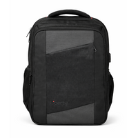 Liberty Vertex Black 25L Laptop Backpack With Raincover