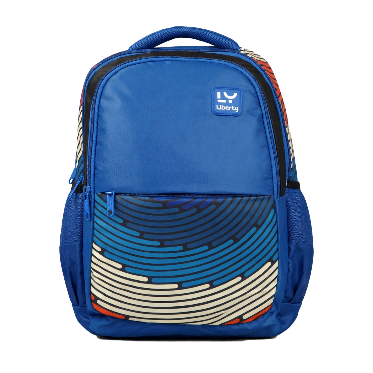 Liberty ColorSpin 26L Peacock Blue  Waterproof School Backpack With Raincover