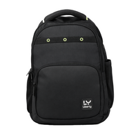 Liberty Stride Black 16L Laptop Backpack With Raincover