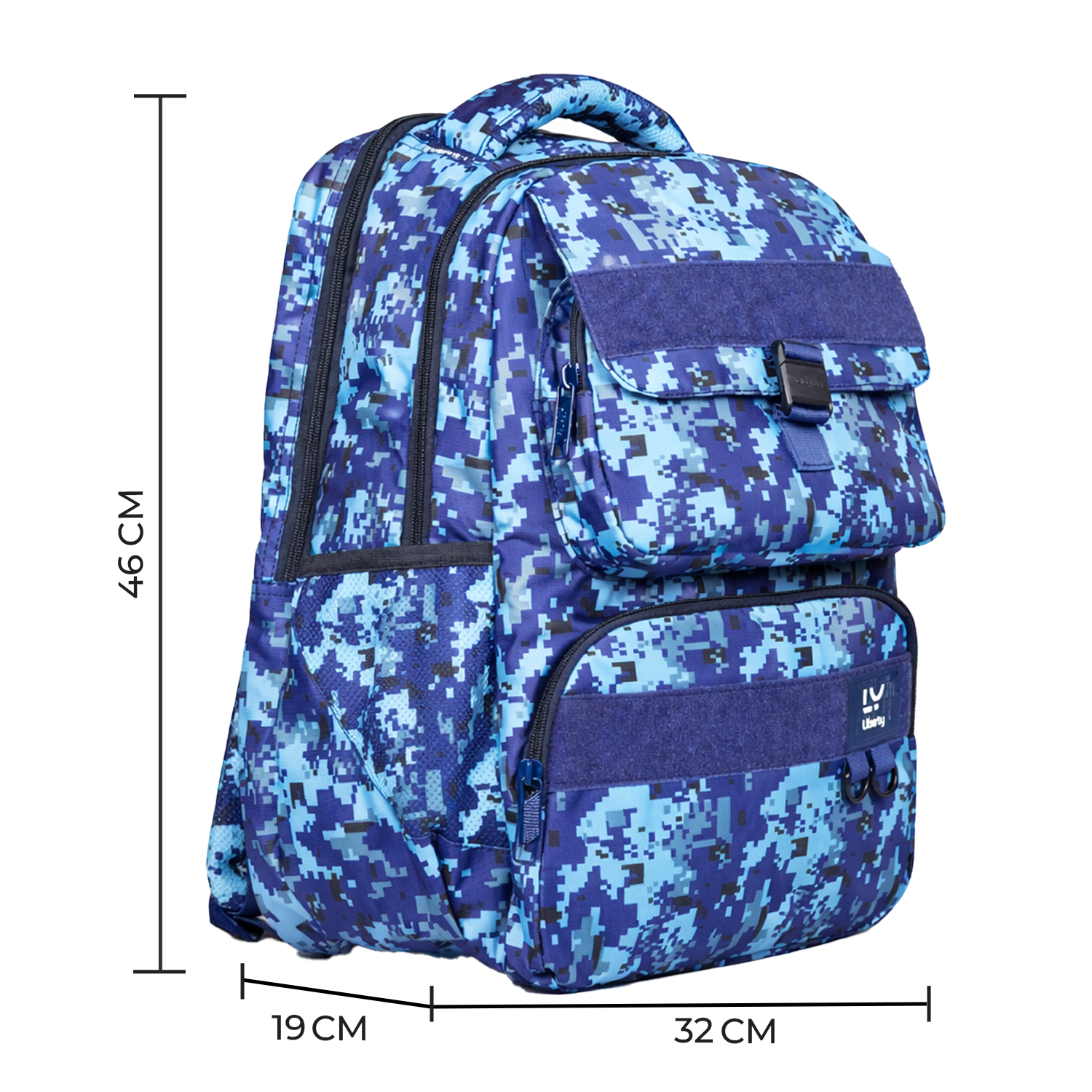Liberty Ranger Blue 28L School Backpack With Raincover