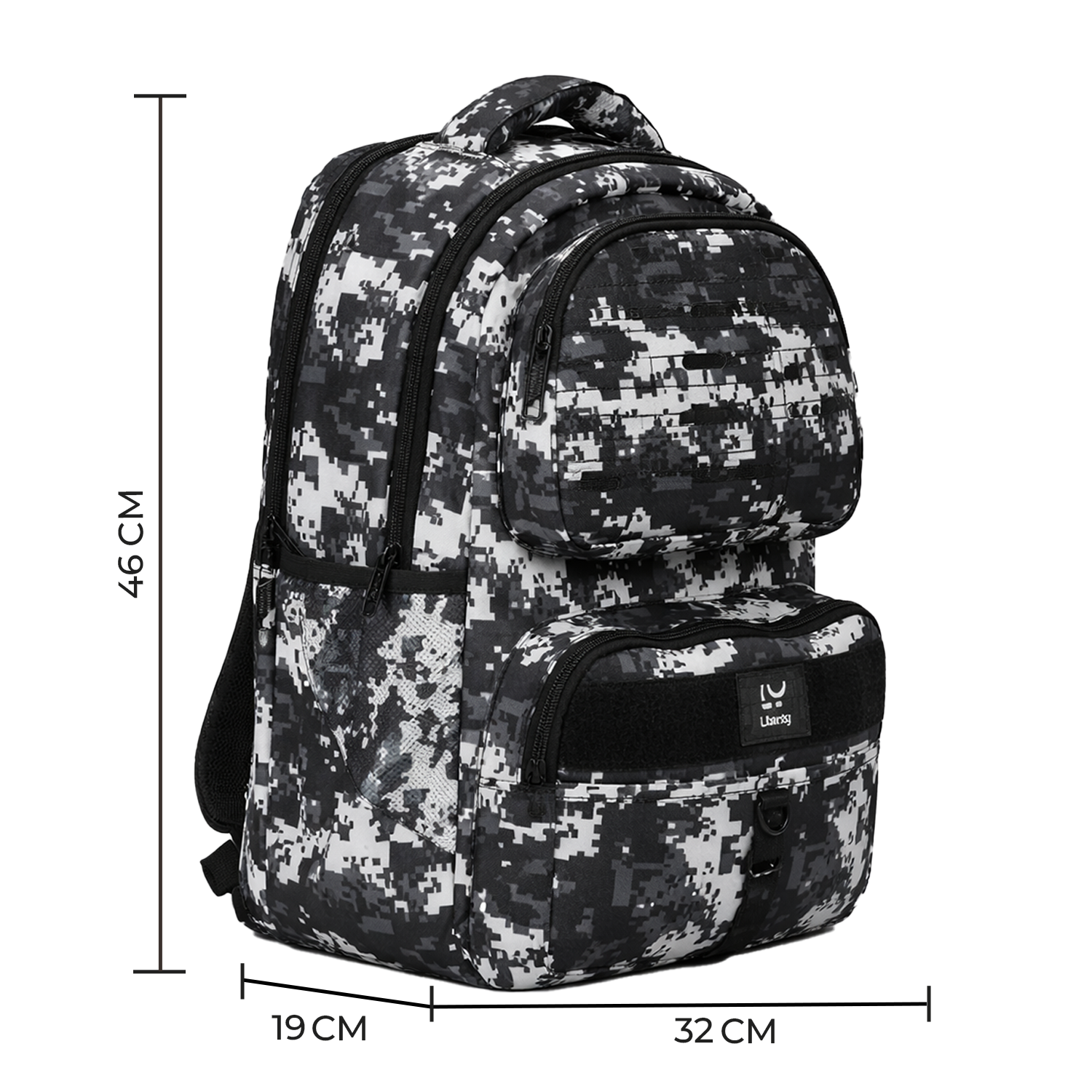 Liberty AllTerrian Black 28L School Backpack With Raincover