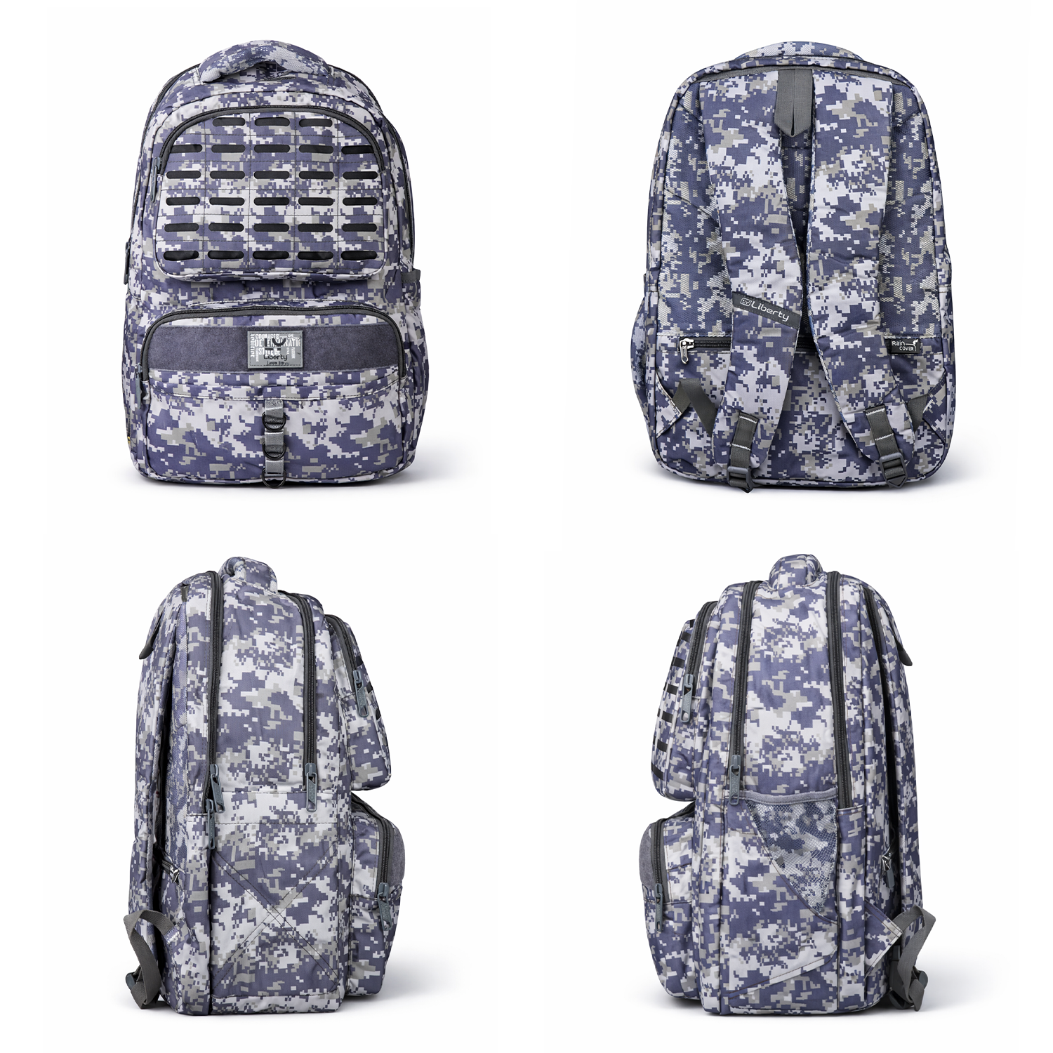 Liberty AllTerrian Grey 28L School Backpack With Raincover
