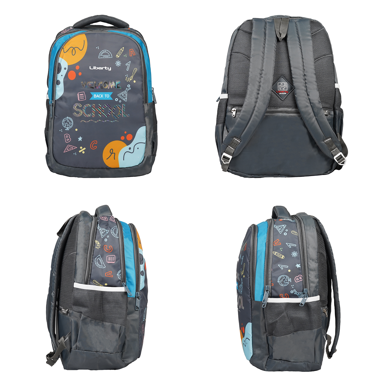 Liberty Back To School 26L Waterproof School Backpack With Raincover