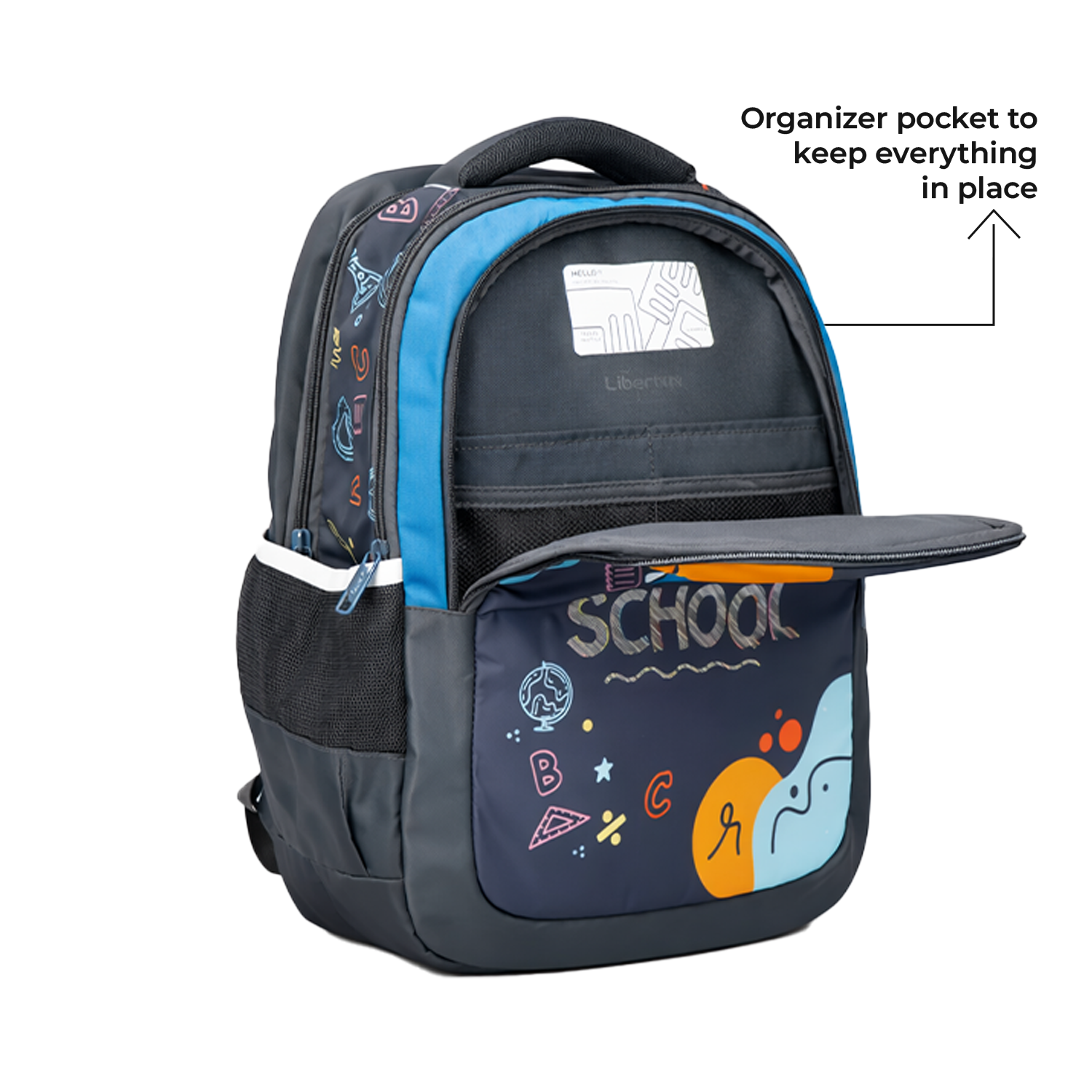Liberty Back To School 26L Waterproof School Backpack With Raincover