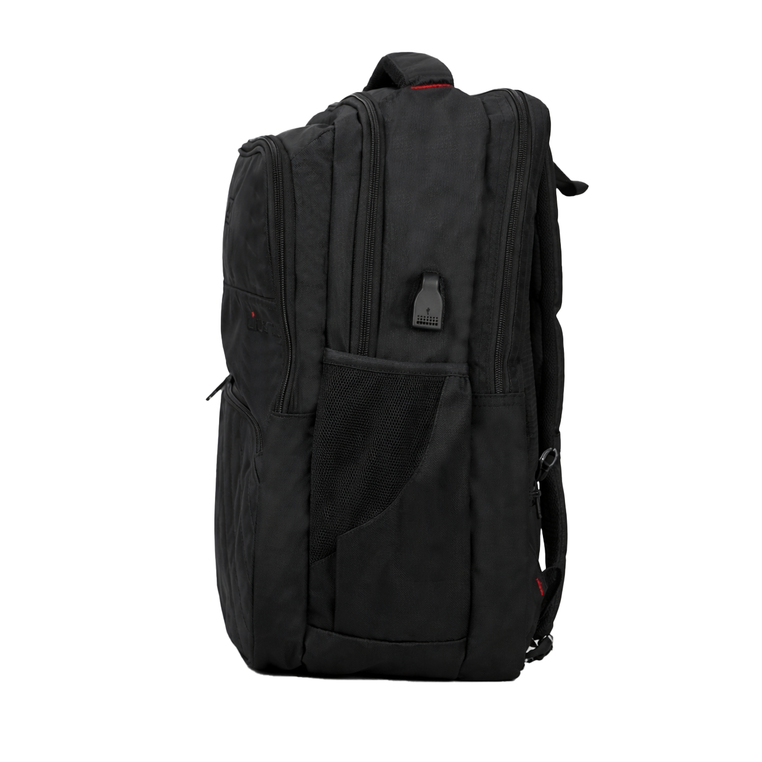 Liberty Cove Black 24L Laptop Backpack With Raincover
