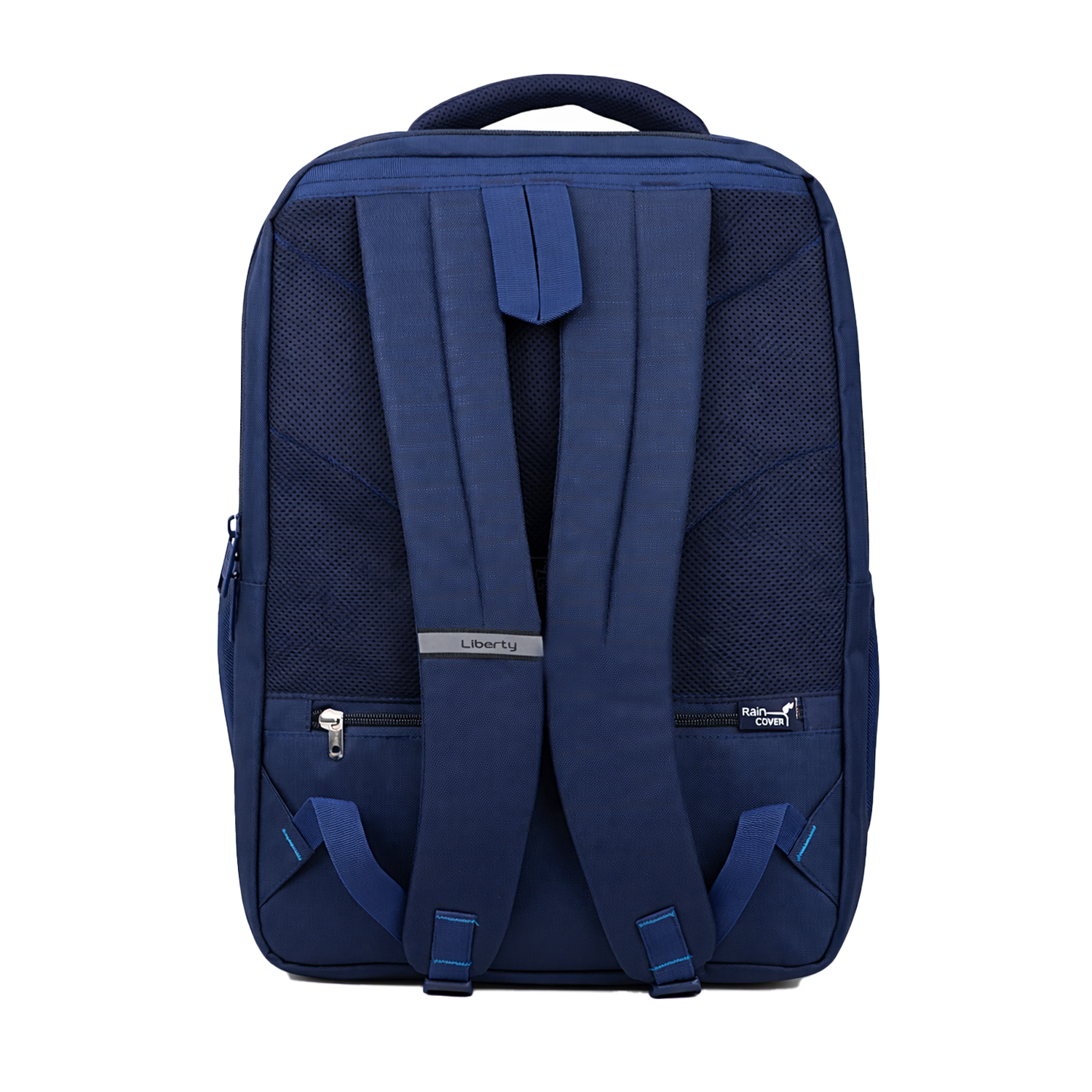 Liberty Cove Navy Blue 24L Laptop Backpack With Raincover