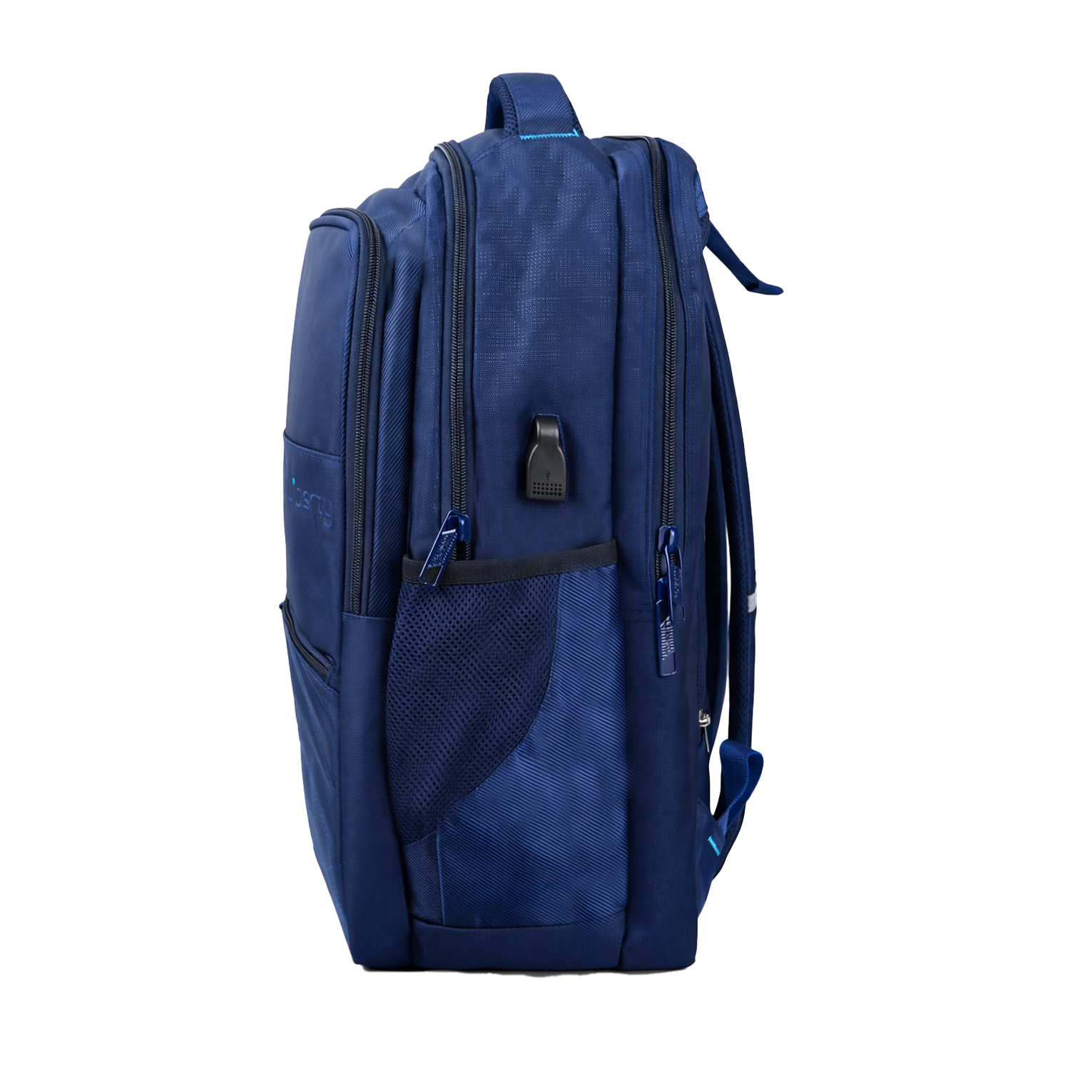 Liberty Cove Navy Blue 24L Laptop Backpack With Raincover
