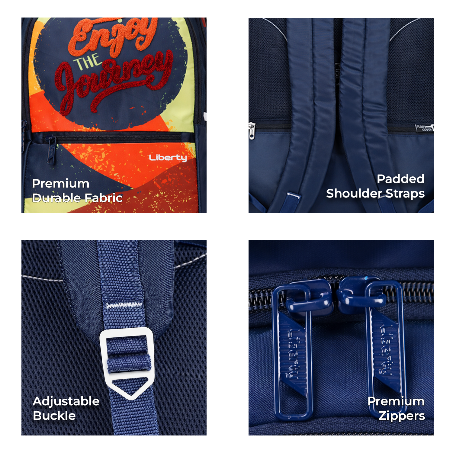 Liberty GlowSchool Blue 26L Waterproof School Backpack