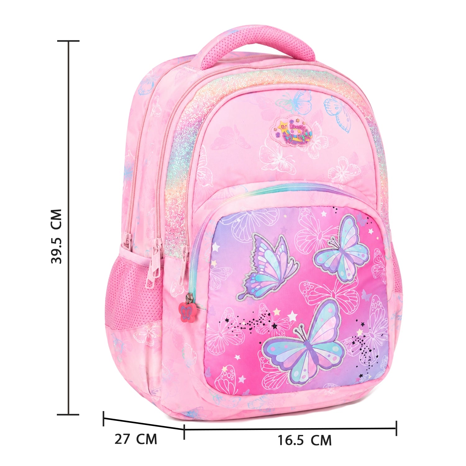 Liberty Mystic Wings Butterfly Pink School Backpack