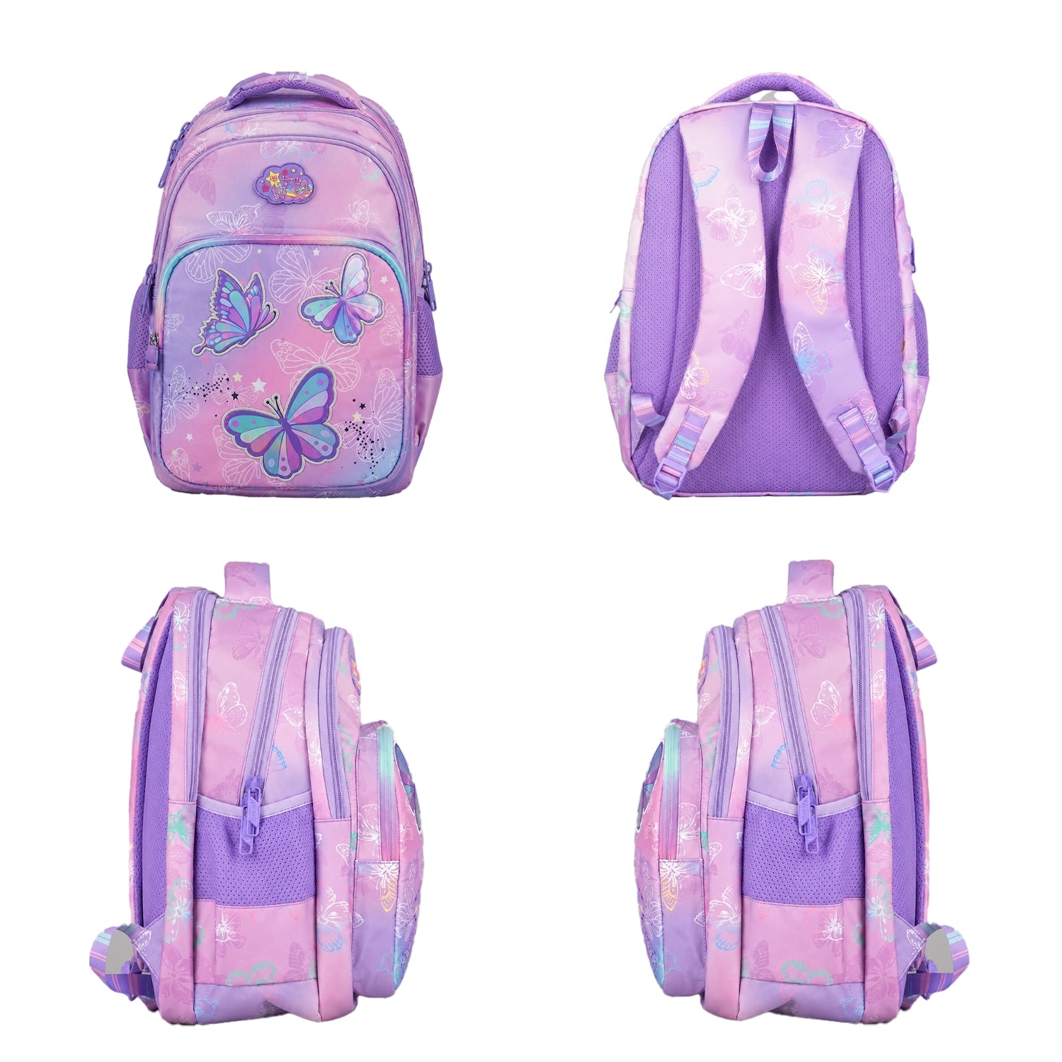 Liberty Mystic Wings Butterfly Purple School Backpack