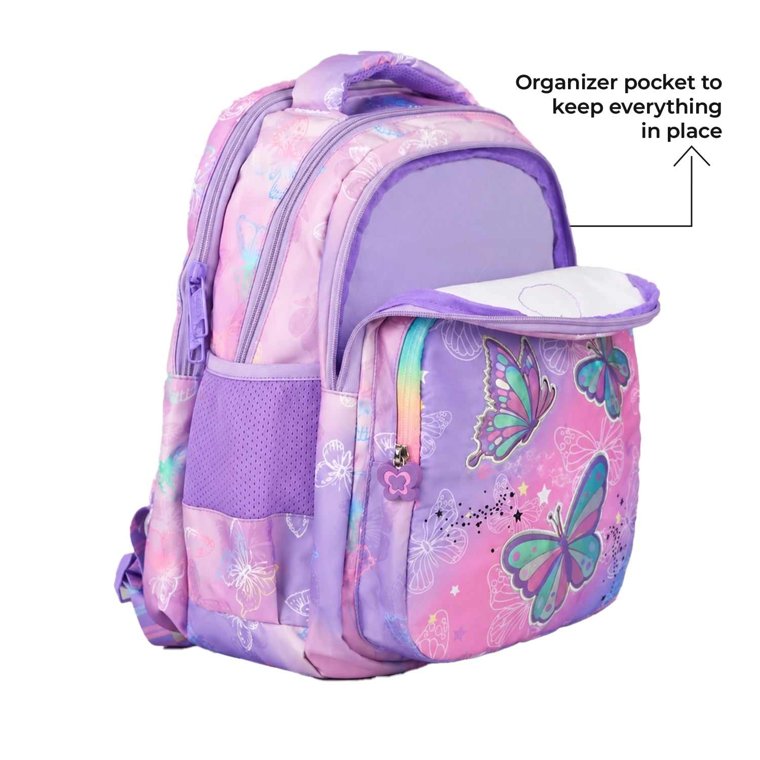 Liberty Mystic Wings Butterfly Purple School Backpack