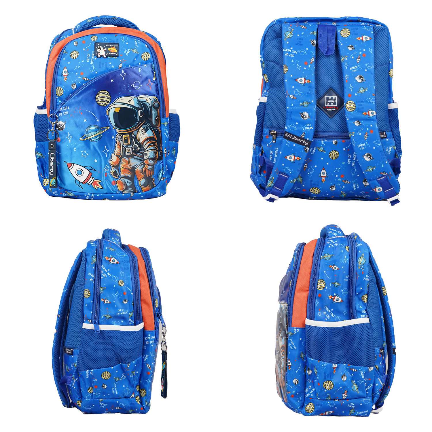 Liberty OrbitX Space Printed 26L Waterproof School Backpack