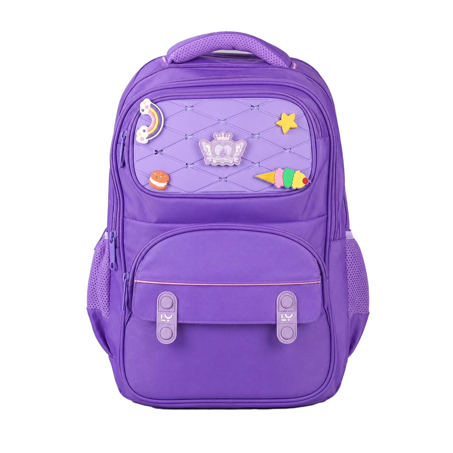 Liberty Pixel Pop Purple 26L School Backpack With Raincover