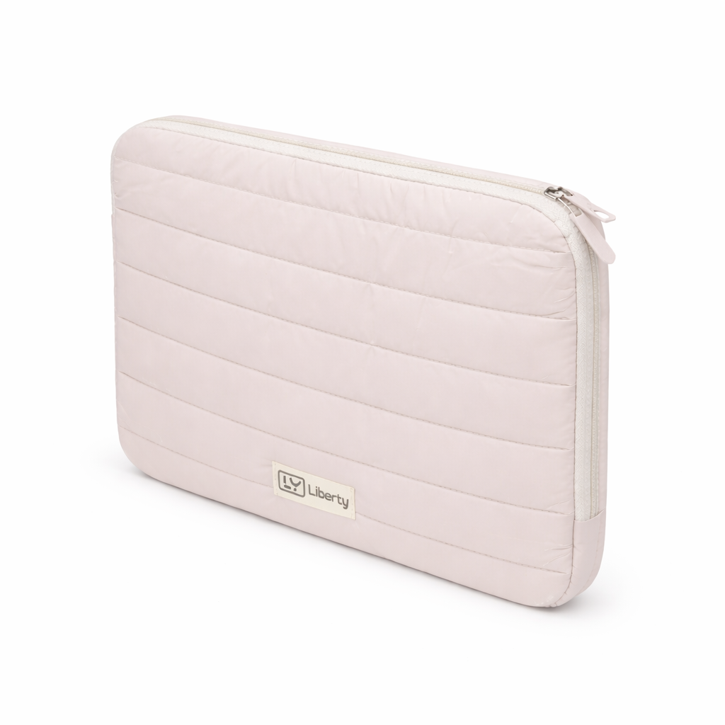 Liberty QuiltLite Pink Padded Laptop Sleeve (14inches)