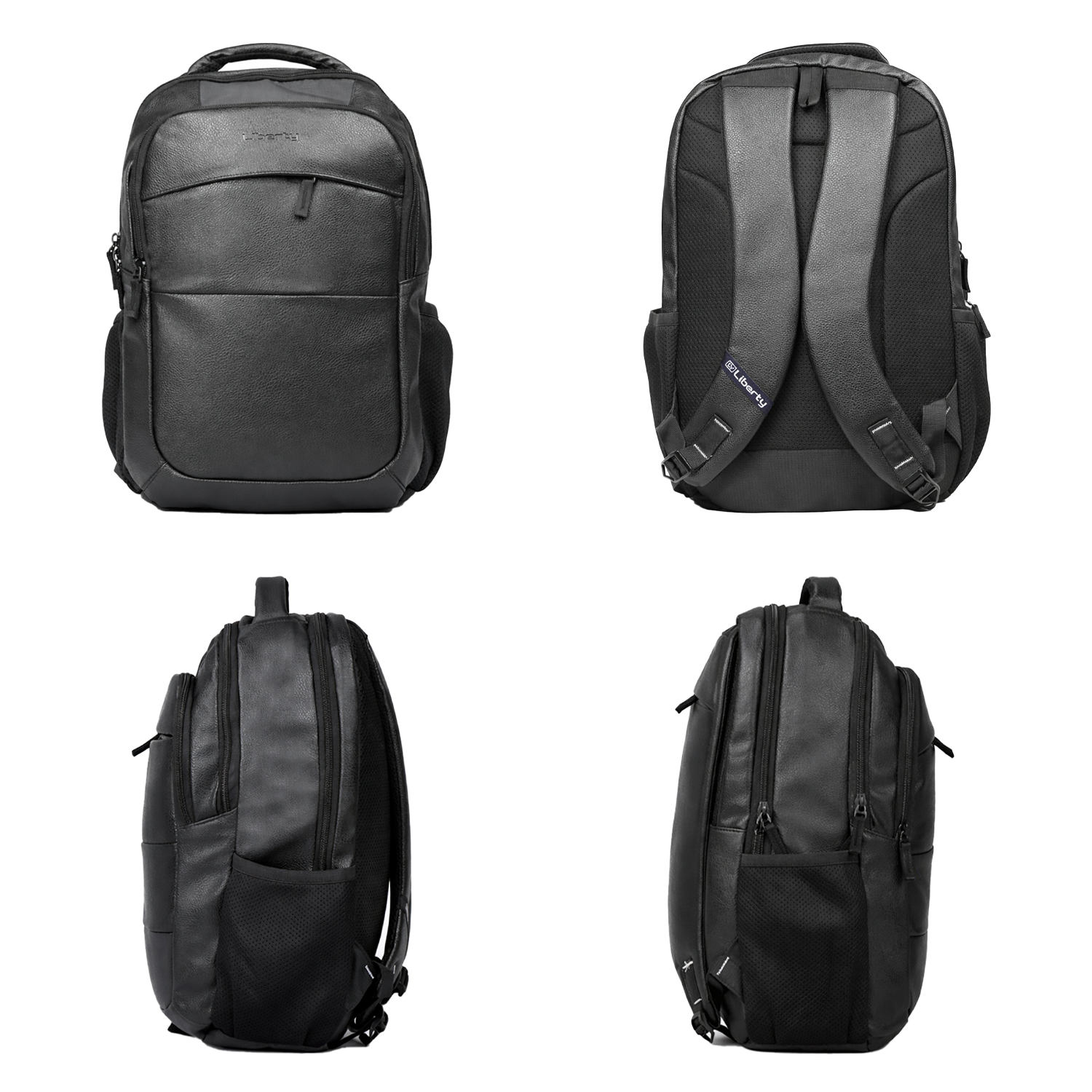 Liberty Verve Black 16L Laptop Backpack With Raincover