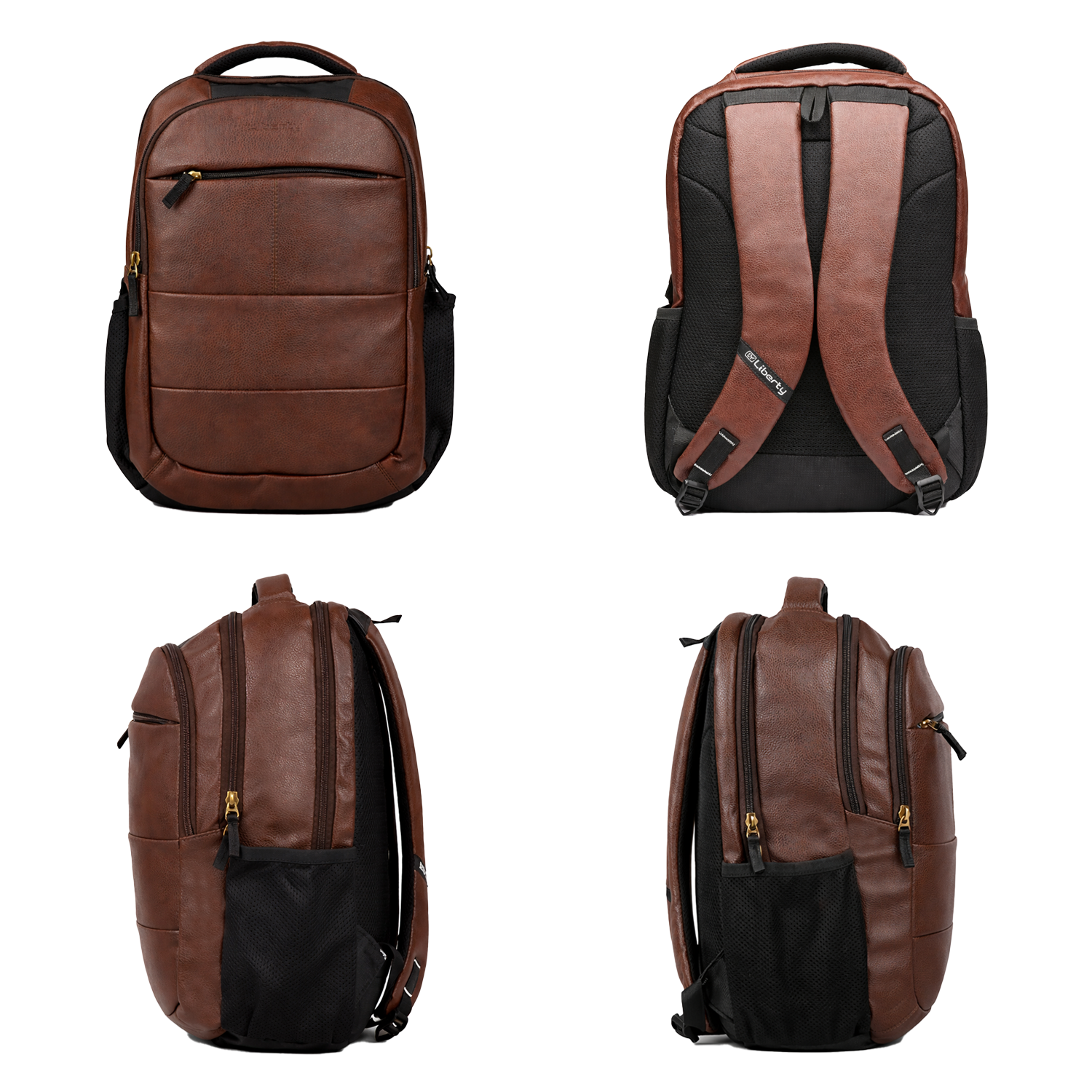 Liberty Verve Brown 16L Laptop Backpack With Raincover