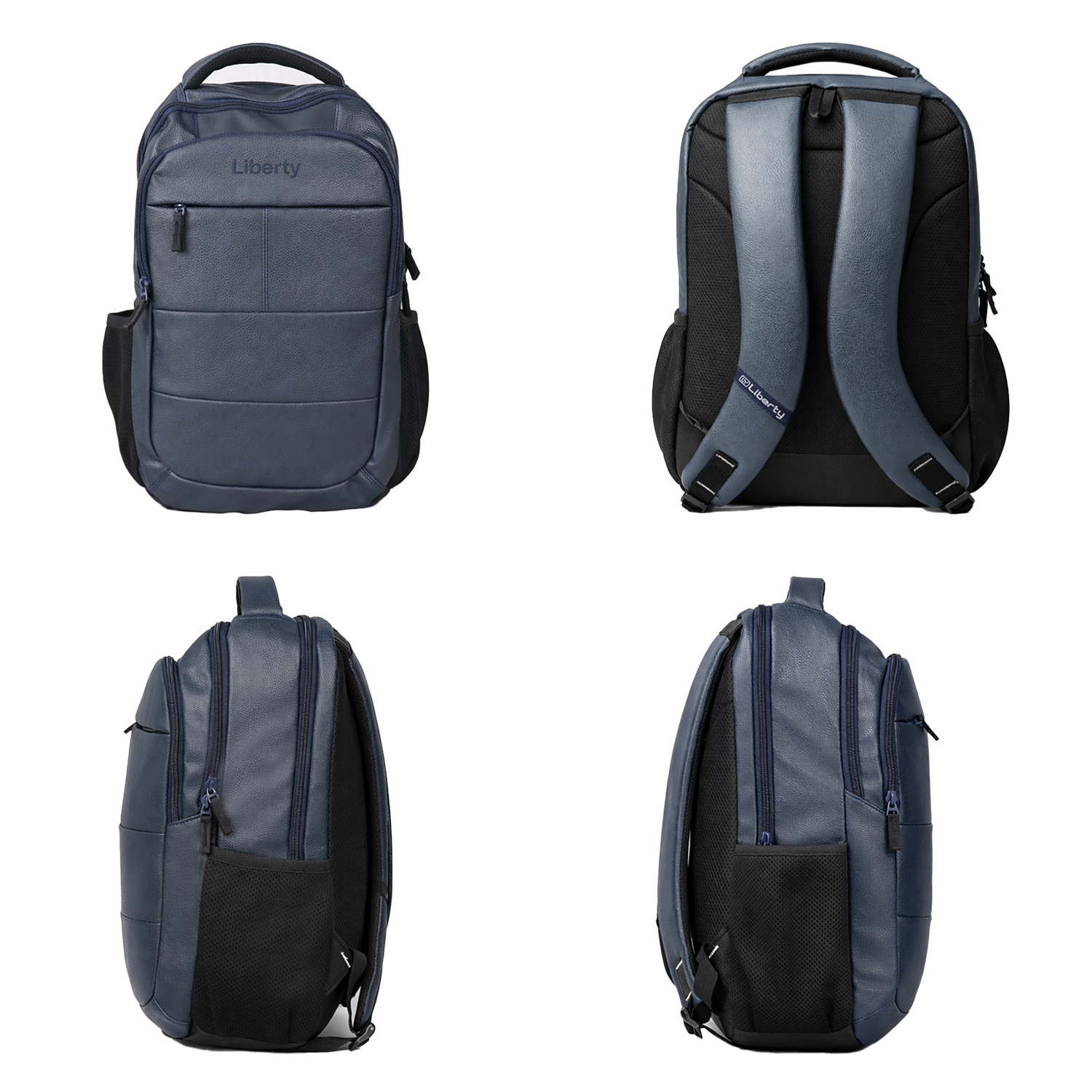 Liberty Verve Navy Blue 16L Laptop Backpack With Raincover