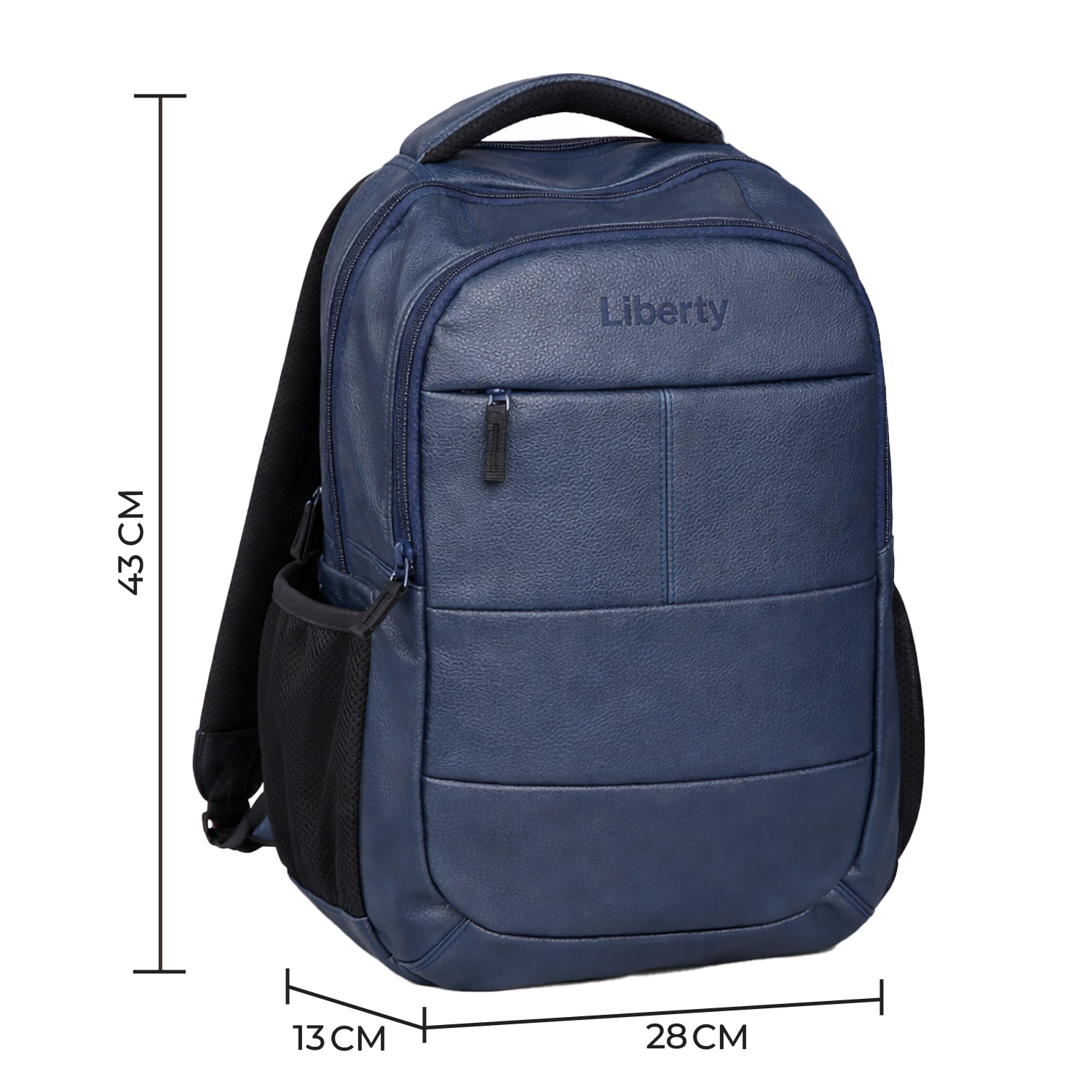 Liberty Verve Navy Blue 16L Laptop Backpack With Raincover