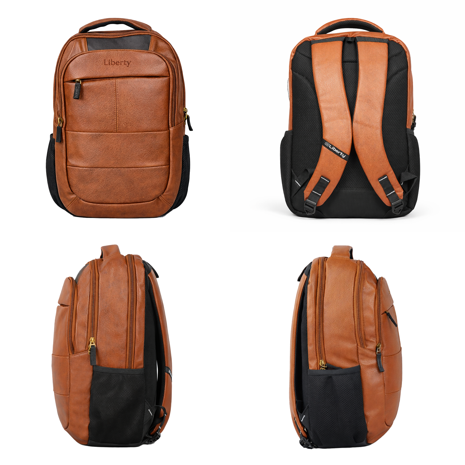 Liberty Verve Tan 16L Laptop Backpack With Raincover