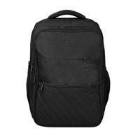 Liberty Cove Black 24L Laptop Backpack With Raincover