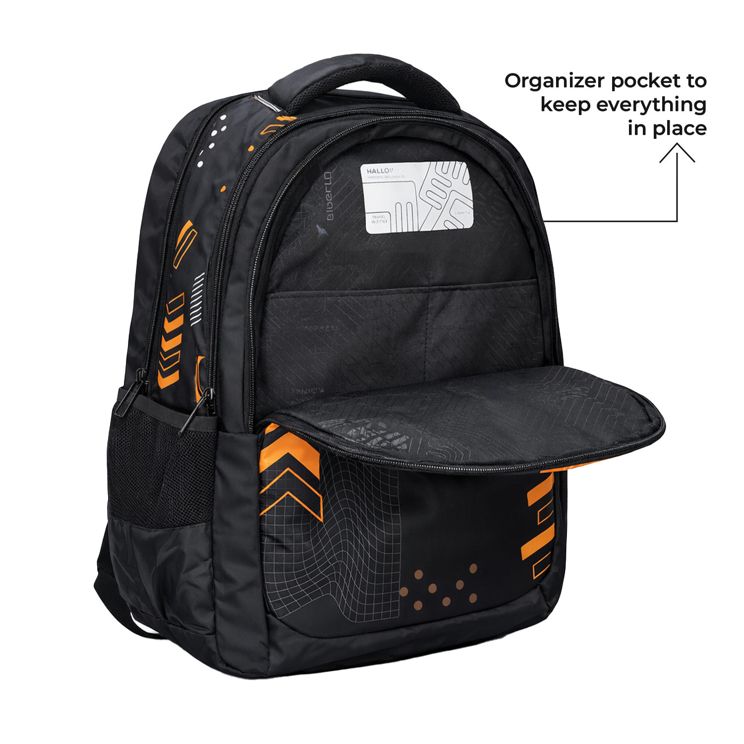 Liberty TechWave Black 26L Waterproof School Backpack With Raincover