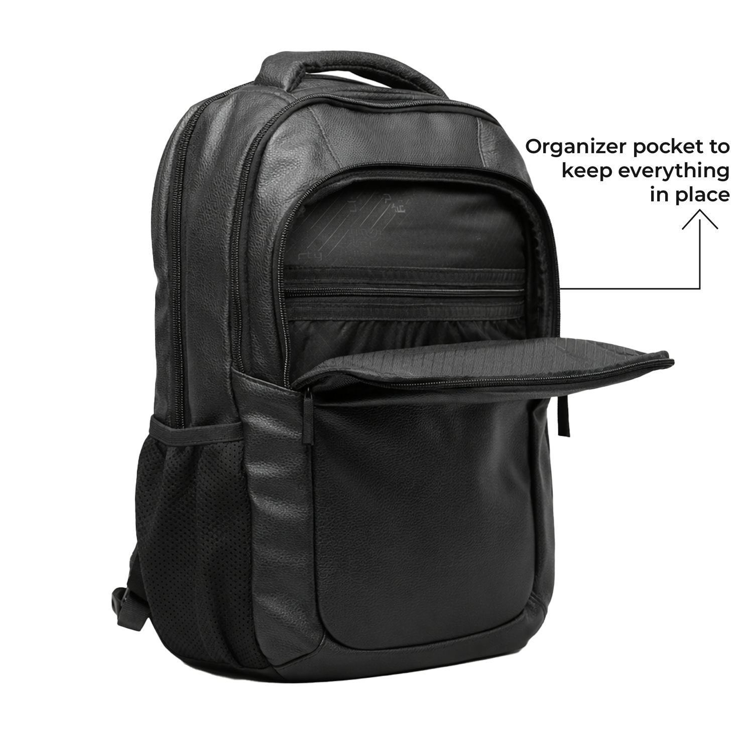 Liberty Regent Black 16L Laptop Backpack With Raincover