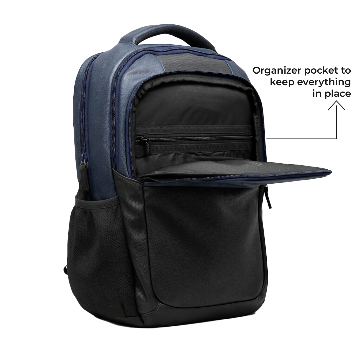 Liberty Regent Navy Blue 16L Laptop Backpack With Raincover