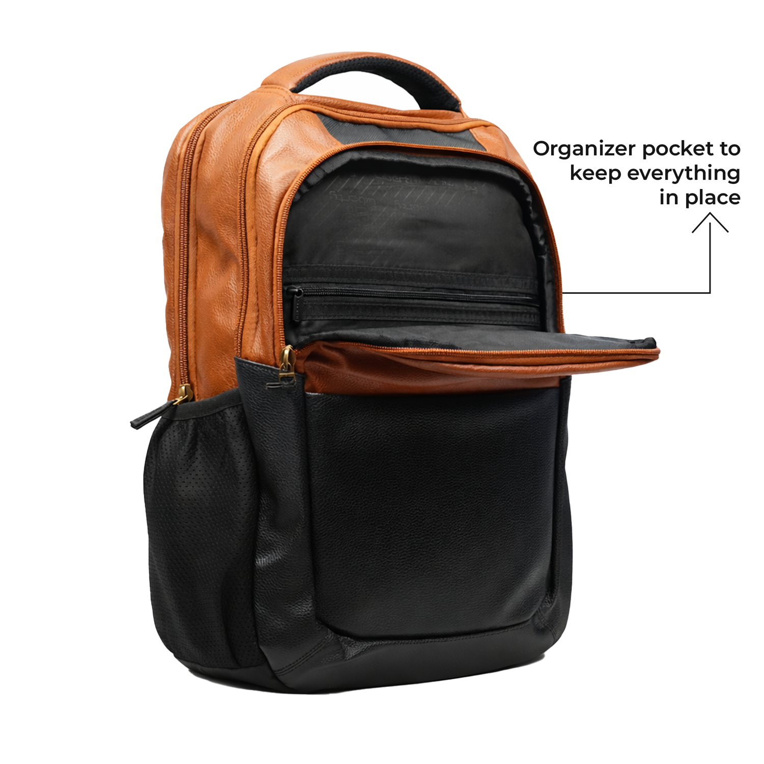 Liberty Regent Tan 16L Laptop Backpack With Raincover