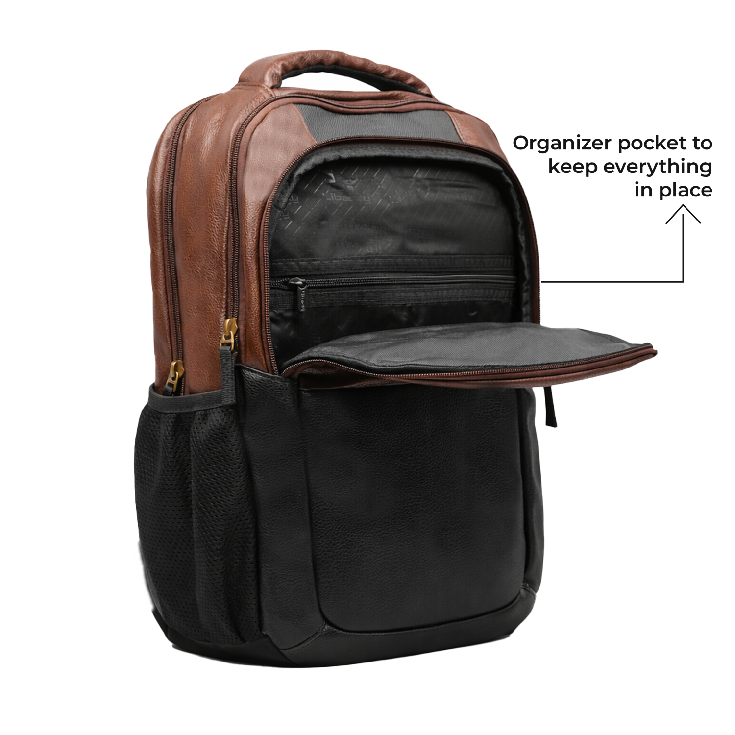 Liberty Regent Brown 16L Laptop Backpack With Raincover